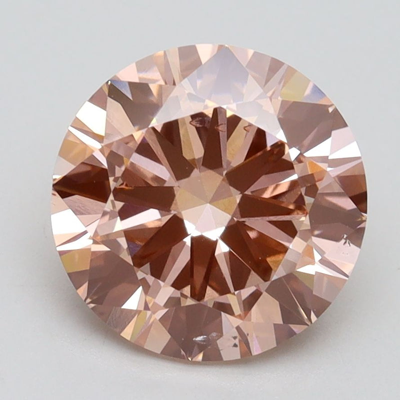 Round 3.01ct Fancy Intense Pink SI1 IGI #LG539237722