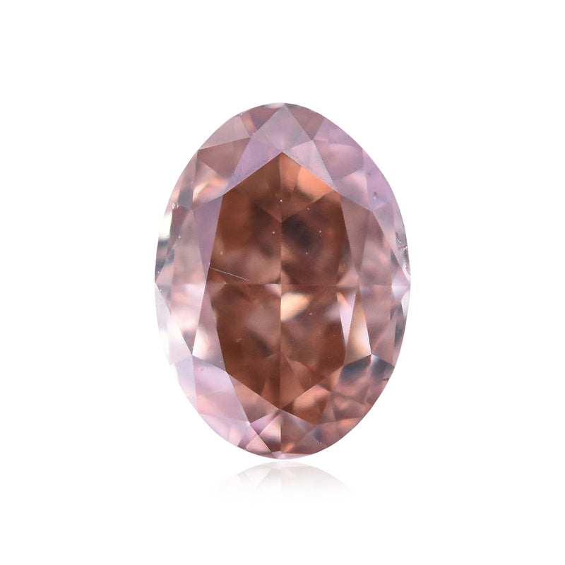 Oval 0.19ct Fancy Deep Brown Pink VS2 GIA #7171545354