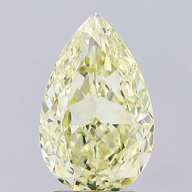 Pear 2.57ct Fancy Yellow VS1 IGI #LG768679860