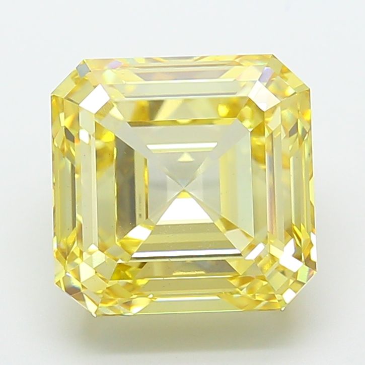 Asscher 8.02ct Fancy Yellow VS1 IGI #LG747585810