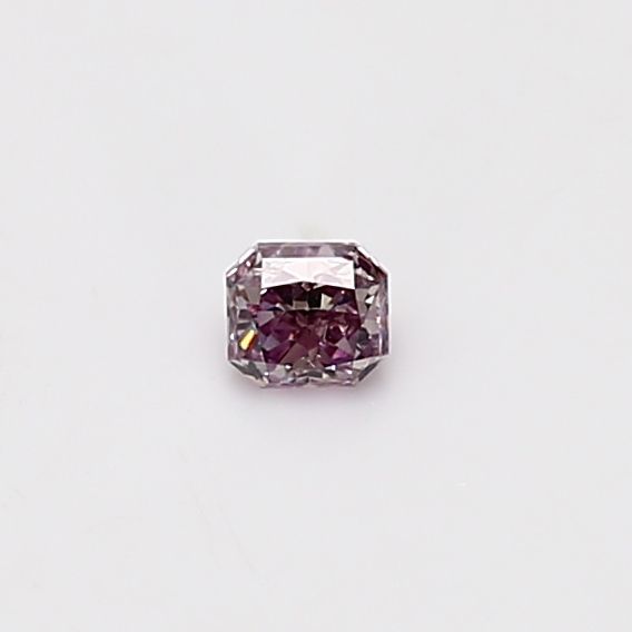Radiant 0.14ct Fancy Brownish Purplish Pink  GIA #5231560343