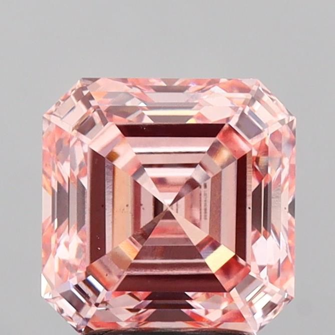 Asscher 3.05ct Fancy Intense Pink VS2 IGI #LG741518655