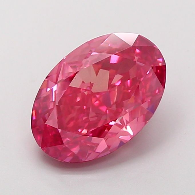 Oval 5.03ct Fancy Vivid Pink VS1 IGI #LG776616347