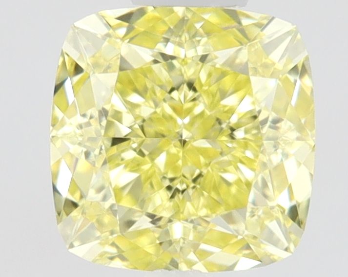 Cushion brilliant 0.5ct Fancy Intense Yellow VVS1 GIA #6492978827
