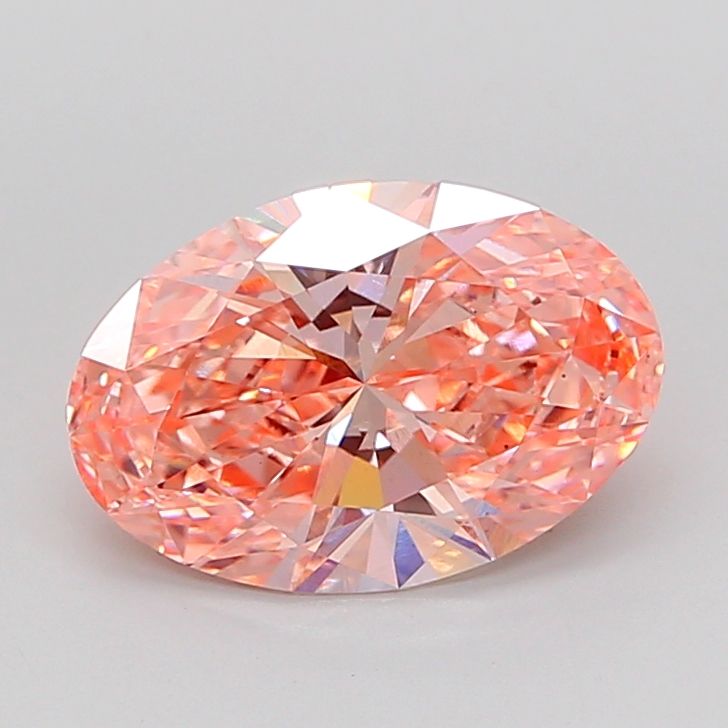 Oval 3.09ct Fancy Vivid Pink VS2 IGI #LG584356257