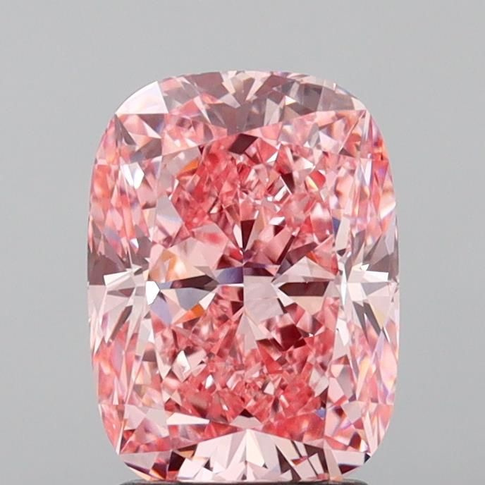 Cushion brilliant 2.52ct Fancy Vivid Pink VS1 IGI #LG639416063