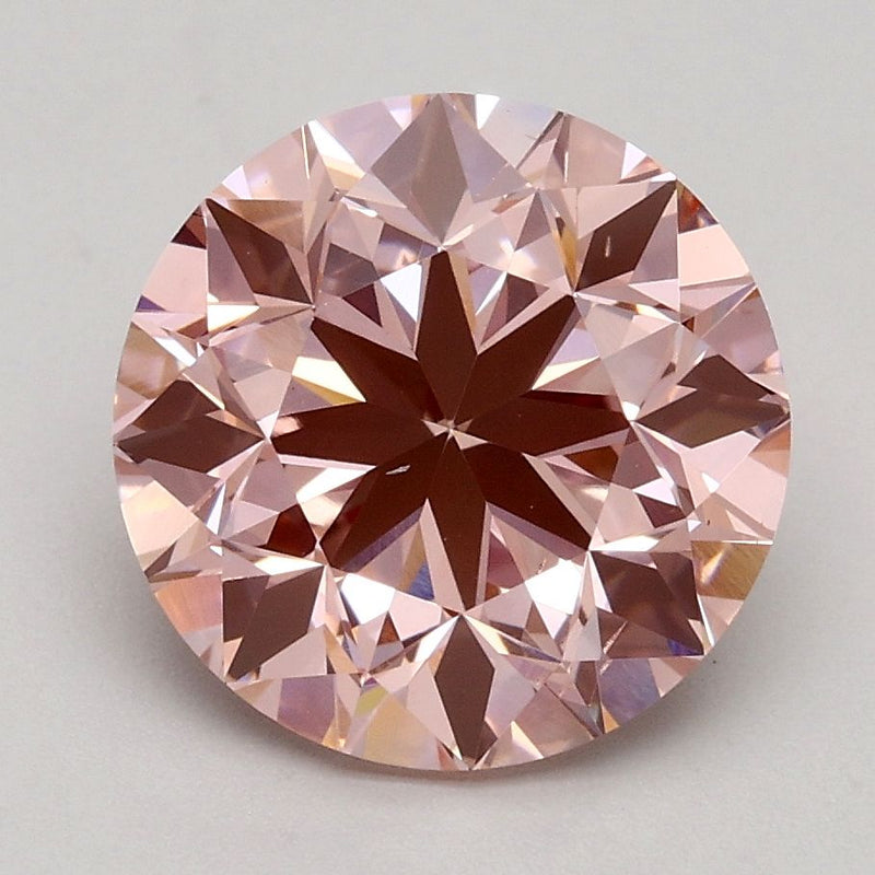 Round 2.5ct Fancy Intense Pink VS2 IGI #LG528225826