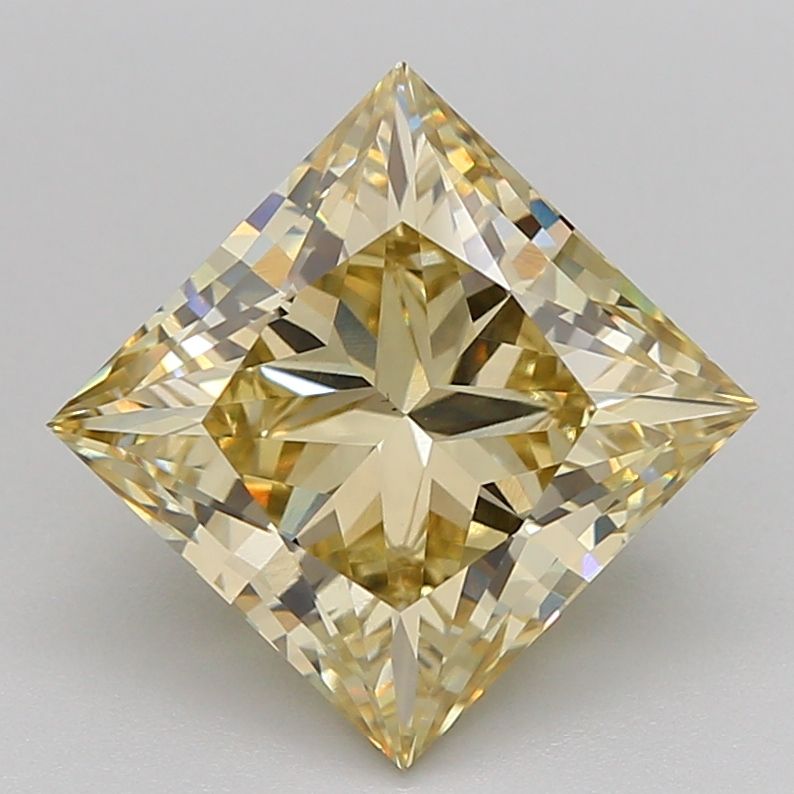 Princess 3.88ct Fancy Intense Yellow VS1 IGI #LG603358236
