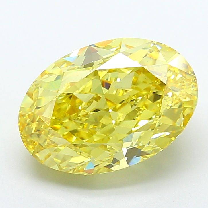Oval 8.17ct Fancy Vivid Yellow VS1 IGI #LG760505239