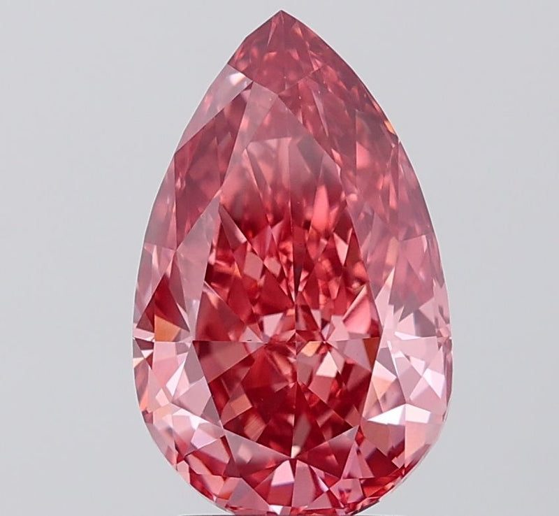Pear 3.23ct Fancy Vivid Pink VS1 IGI #LG766660790