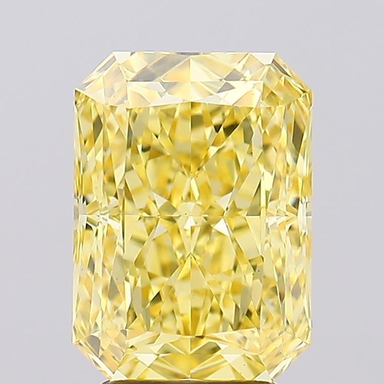Radiant 4.08ct Fancy Intense Yellow VS1 IGI #LG776643160