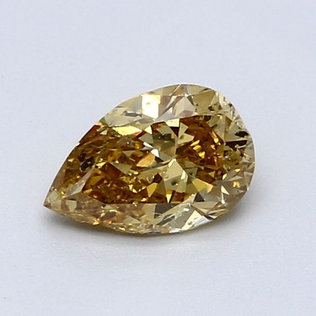 Pear 0.73ct Fancy Deep Brownish Yellow  GIA #2165656854