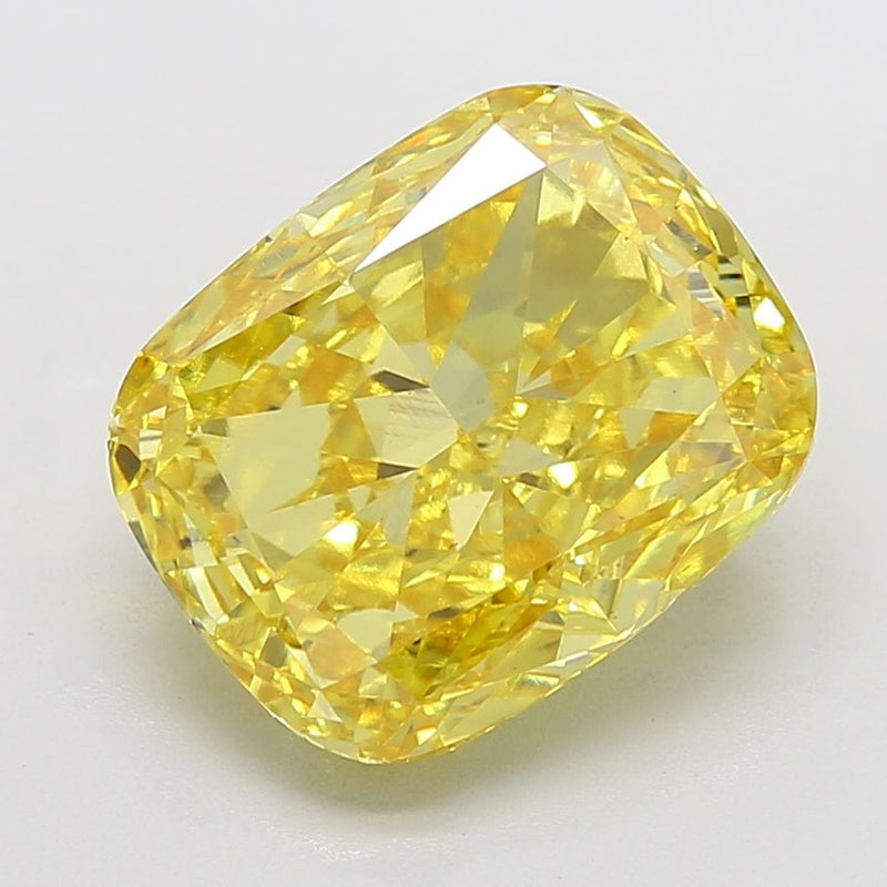 Cushion modified 11.1ct Fancy Vivid Yellow VS1 IGI #LG720555067