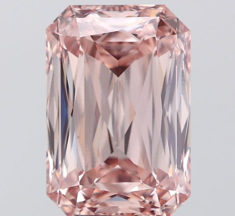 Radiant 5.83ct Fancy Pink Brown VS1 IGI #LG768698850