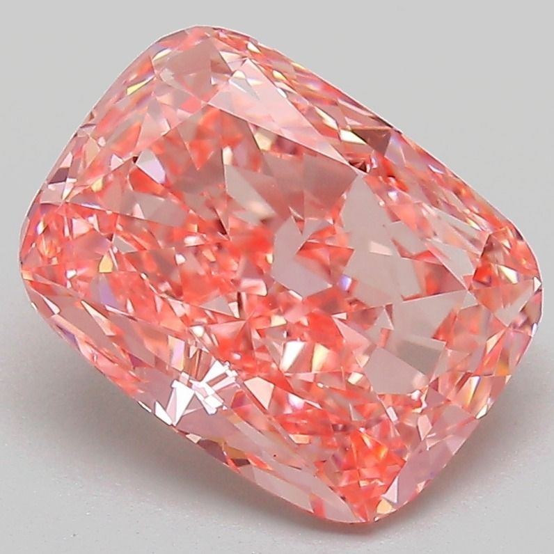 Cushion modified 3.11ct Fancy Vivid Pink VS1 IGI #LG739586065