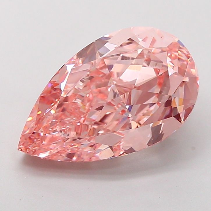 Pear 5.03ct Fancy Intense Pink VS2 IGI #LG761539162