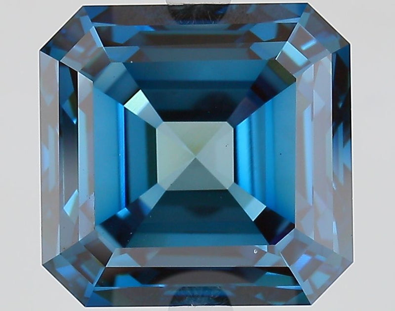 Asscher 5.77ct Fancy Vivid Blue VS1 IGI #LG704518657