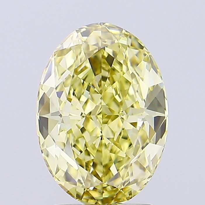 Oval 2.43ct Fancy Yellow VVS2 IGI #LG720586643