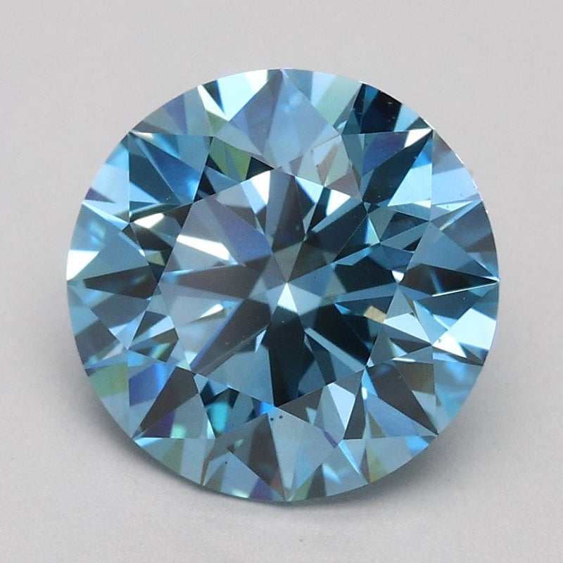 Round 1.93ct Fancy Vivid Blue VS1 IGI #LG612344481