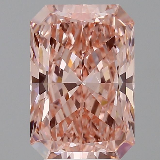 Radiant 3.56ct Fancy Vivid Pink VS1 IGI #LG724506585