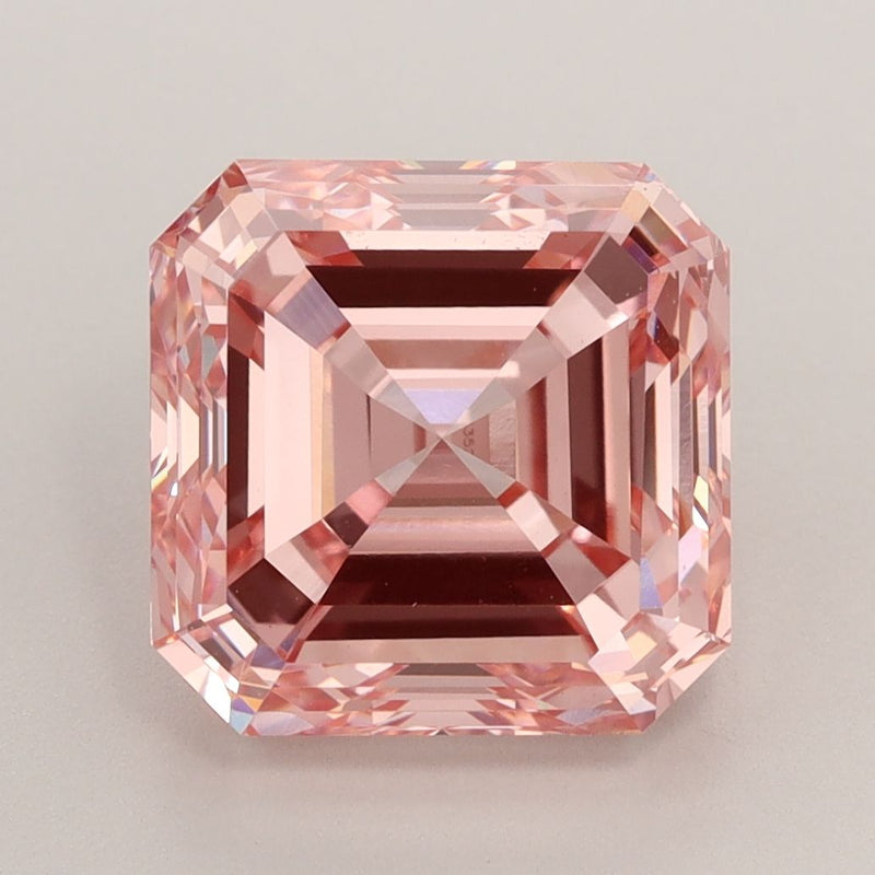 Square emerald 4.5ct Fancy Vivid Pink VS1 IGI #LG584352306