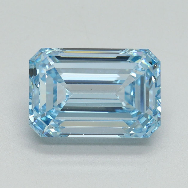 Emerald 5.09ct Fancy Intense Blue VS1 IGI #LG636402718