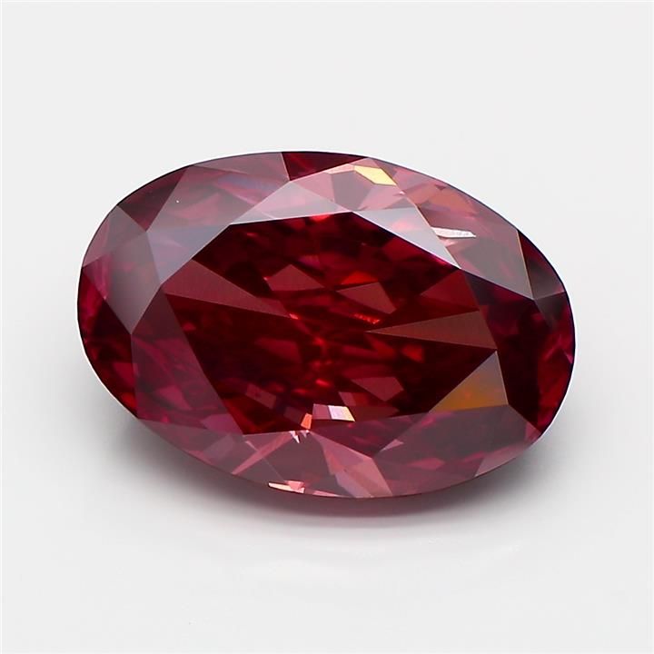 Oval 4.74ct Fancy Deep Pink VS2 IGI #LG811666472