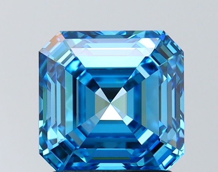 Asscher 2.08ct Fancy Vivid Blue VVS1 IGI #LG762569514