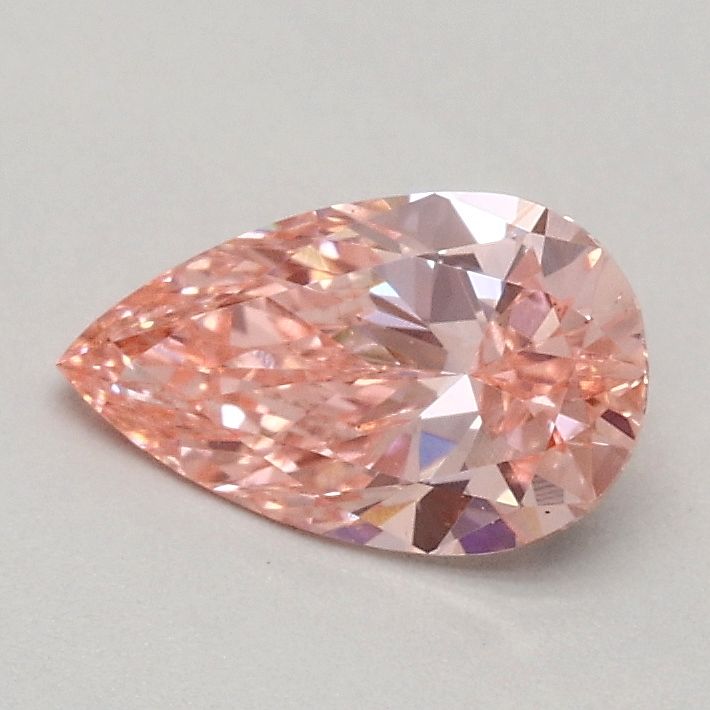 Pear 0.52ct Fancy Vivid Pink VS1 IGI #LG512236222