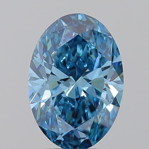 Oval 2.01ct Fancy Vivid Blue IF IGI #LG733506390