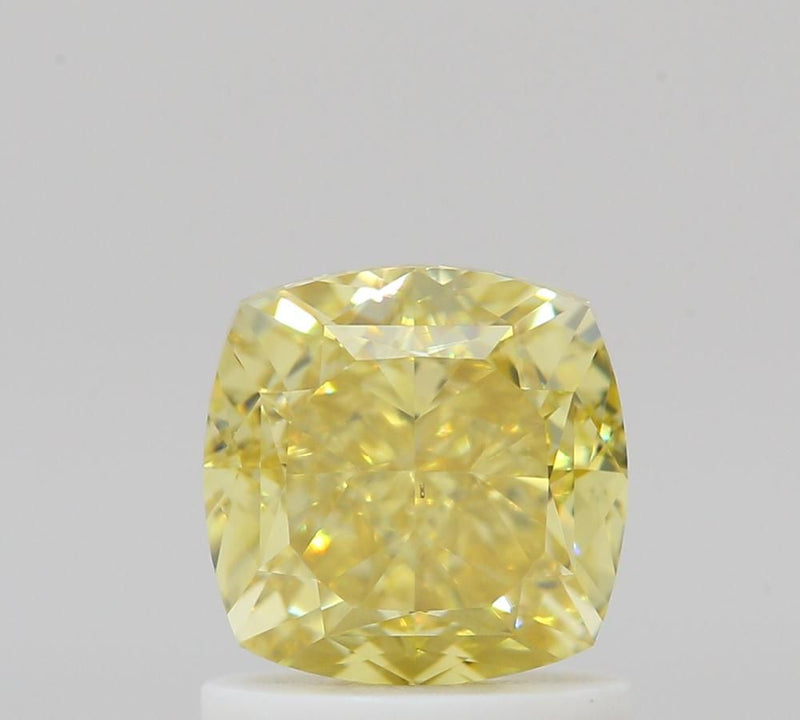 Cushion brilliant 1.31ct Fancy Intense Yellow VS2 GIA #2507218971