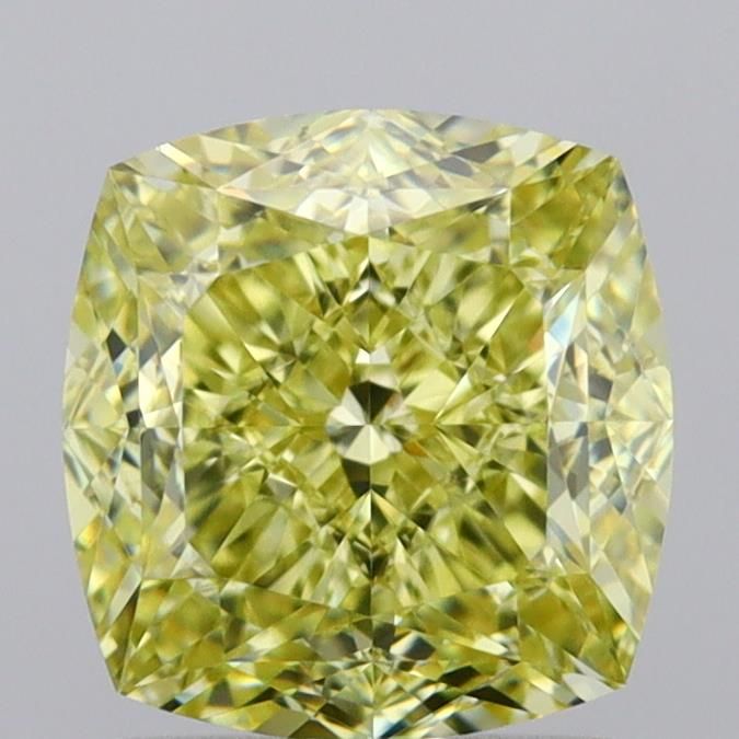 Cushion brilliant 2.51ct Fancy Brownish Greenish Yellow VS1 GIA #2546324076