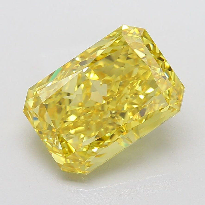 Radiant 7.69ct Fancy Vivid Yellow VVS1 IGI #LG784653397
