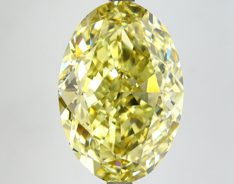 Oval 8.18ct Fancy Intense Yellow VVS2 IGI #LG662423014
