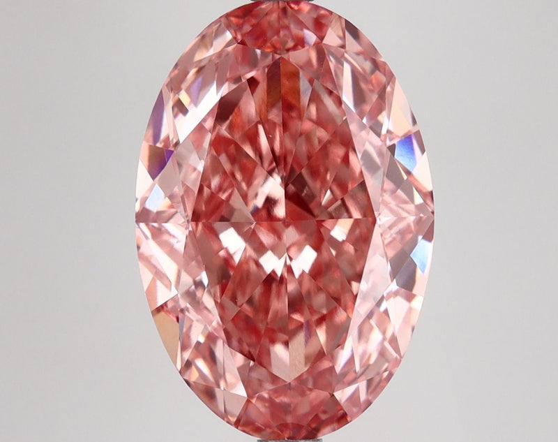 Oval 6.51ct Fancy Vivid Pink VS1 IGI #LG648493824