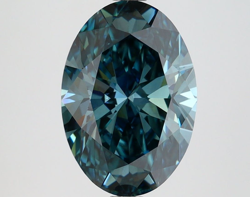 Oval 3.08ct Fancy Deep Blue VS1 IGI #LG632491957