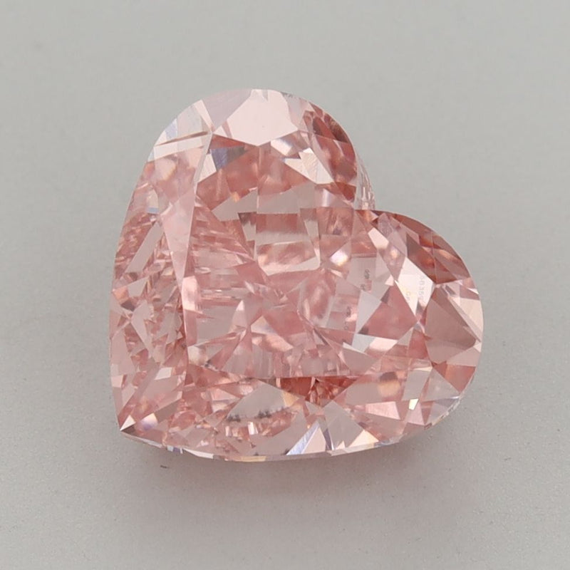 Heart 3.72ct Fancy Vivid Pink VS1 IGI #LG683597271