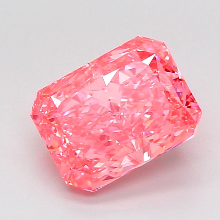 Radiant 2.51ct Fancy Vivid Pink VVS2 IGI #LG774620743