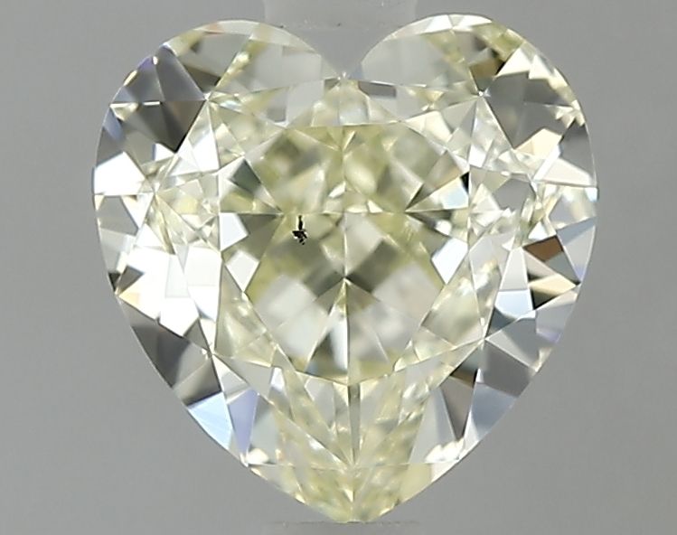 Heart 0.93ct Fancy Light Yellow SI1 GIA #7543496242