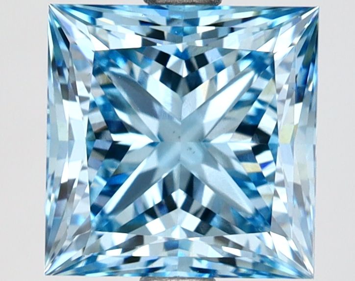 Princess 2.67ct Fancy Vivid Blue VS1 IGI #LG629491426