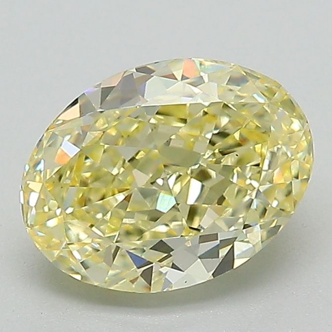 Oval 1.66ct Fancy Intense Yellow VS1 IGI #LG620438009