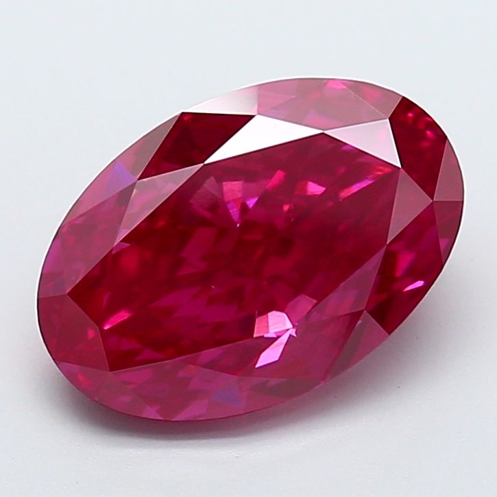 Oval 4.88ct Fancy Vivid Pink VS2 IGI #LG680510056
