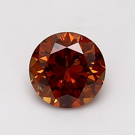 Round 1ct Fancy Deep Yellowish Orange I3 GIA #5232577456