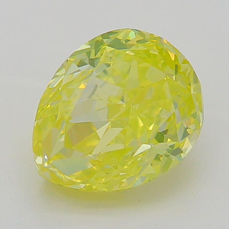 Pear 1ct Fancy Greenish Yellow VS2 GIA #16413645