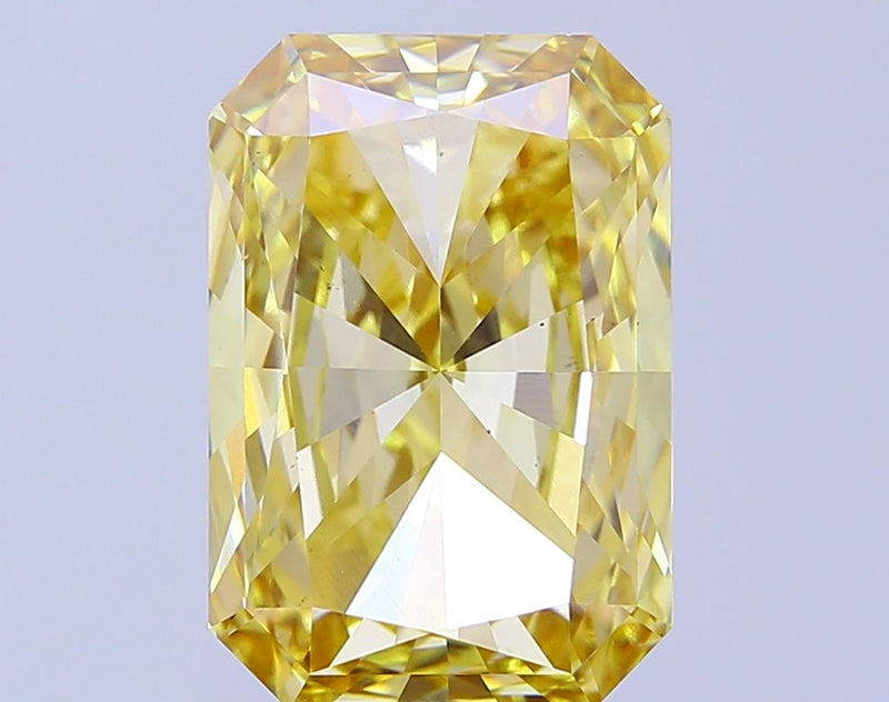 Radiant 8.02ct Fancy Vivid Yellow VS2 IGI #LG680590008
