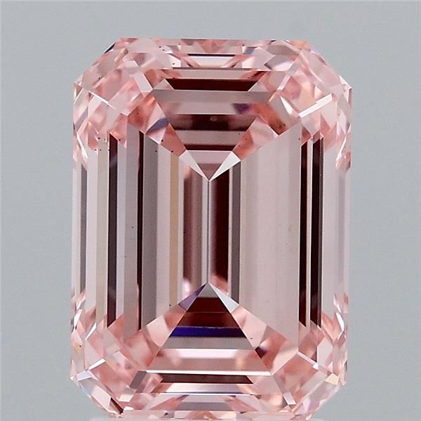 Emerald 2.9ct Fancy Intense Pink VS1 IGI #LG692553018