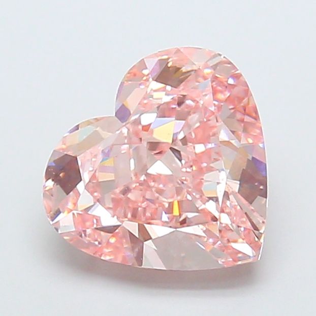 Heart 4ct Fancy Intense Pink VS1 IGI #LG741599501
