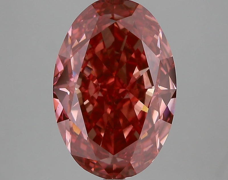 Oval 6.45ct Fancy Vivid Pink VS1 IGI #LG649417205
