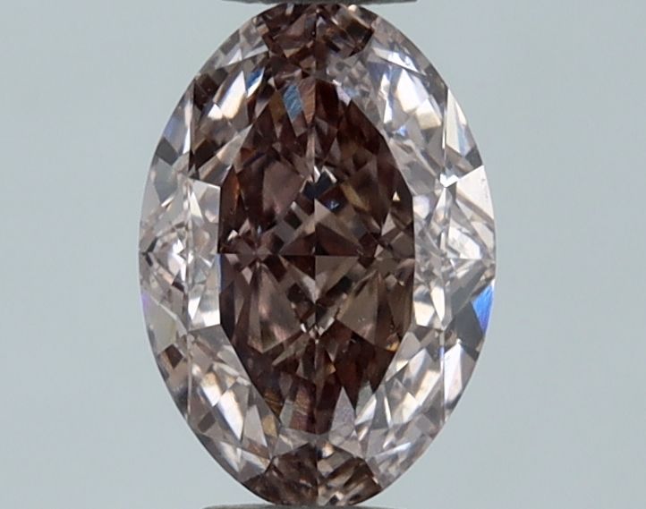 Oval 0.8ct Fancy Brown Pink SI1 GIA #5546221212