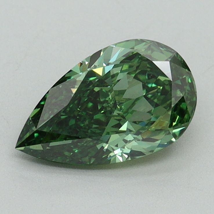 Pear 1.05ct Fancy Vivid Green VS1 IGI #LG678530157